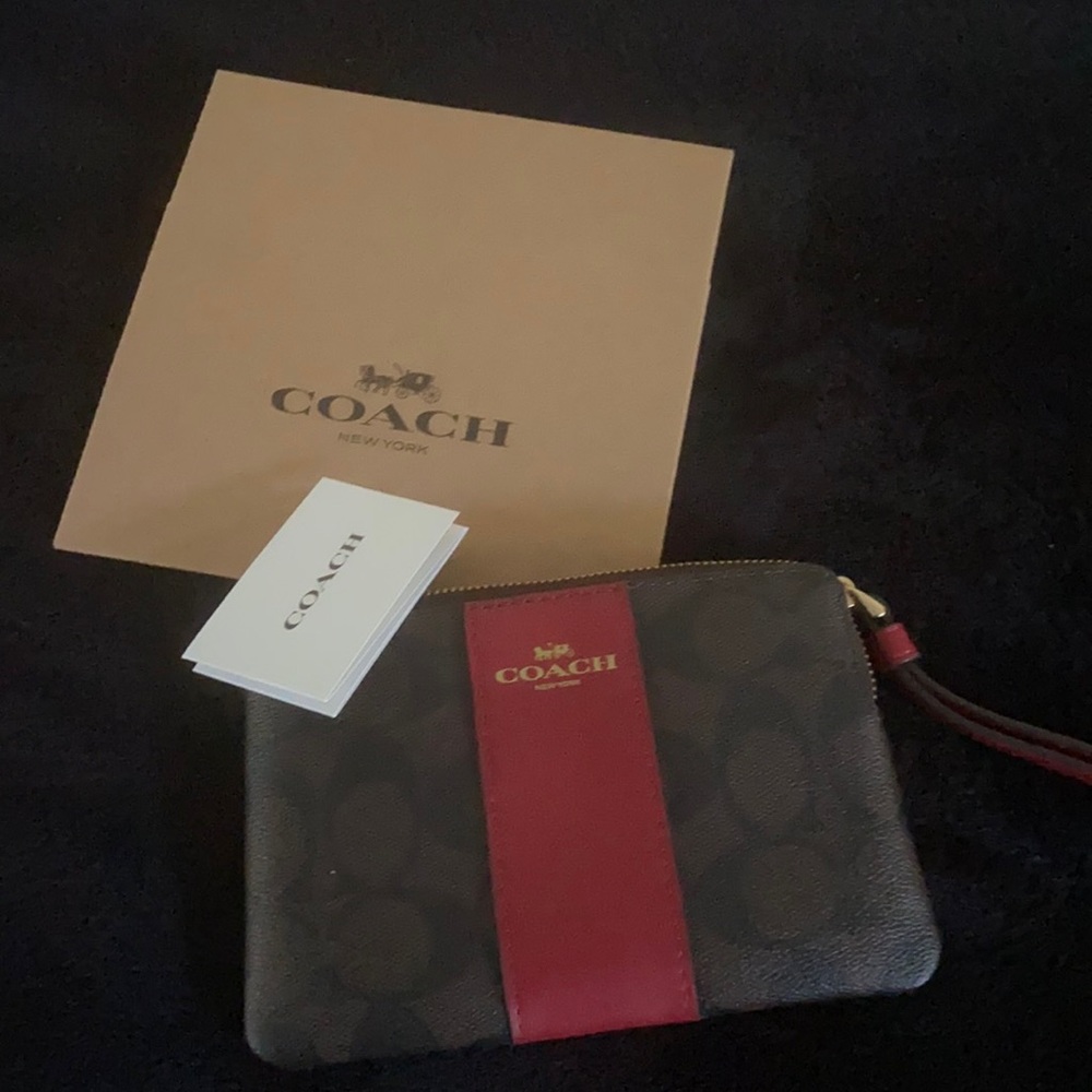 Coach small wristlet
